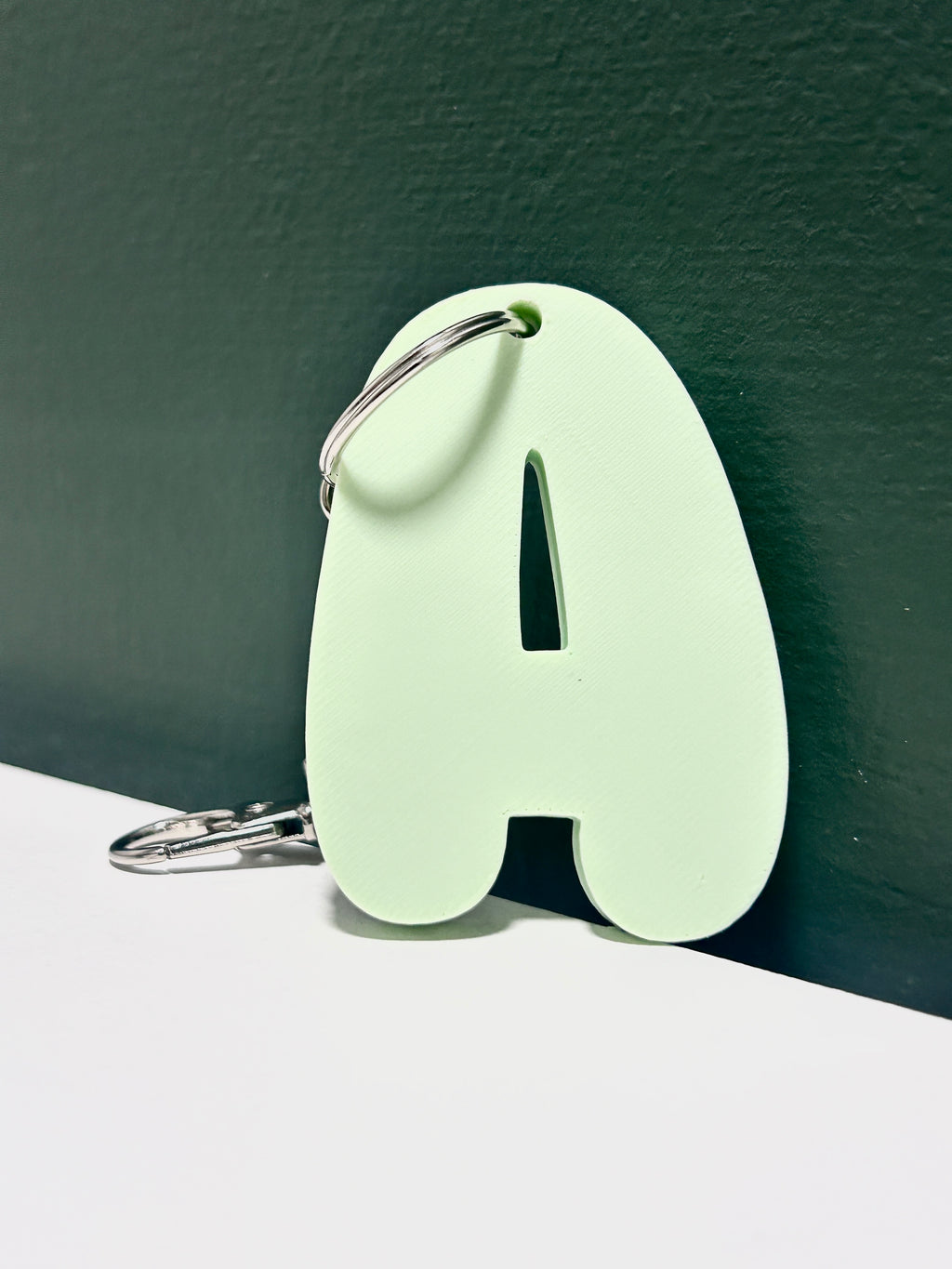 Chunky Alphabet Letter Keychain STL Files (A–Z)