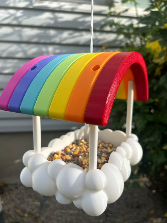 Rainbow Bird Feeder