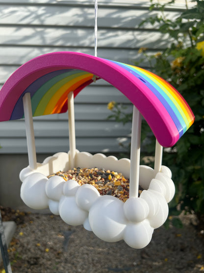 Rainbow Bird Feeder