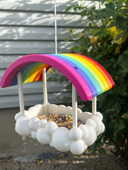 Rainbow Bird Feeder