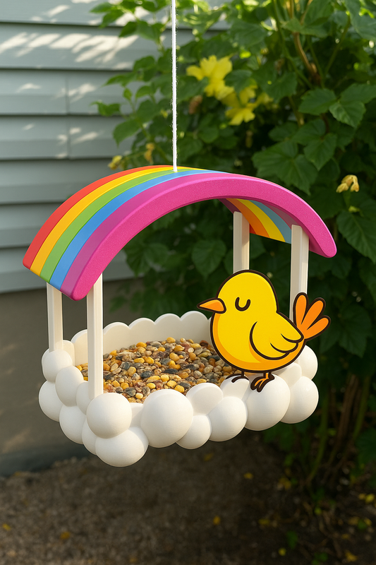 Rainbow Bird Feeder