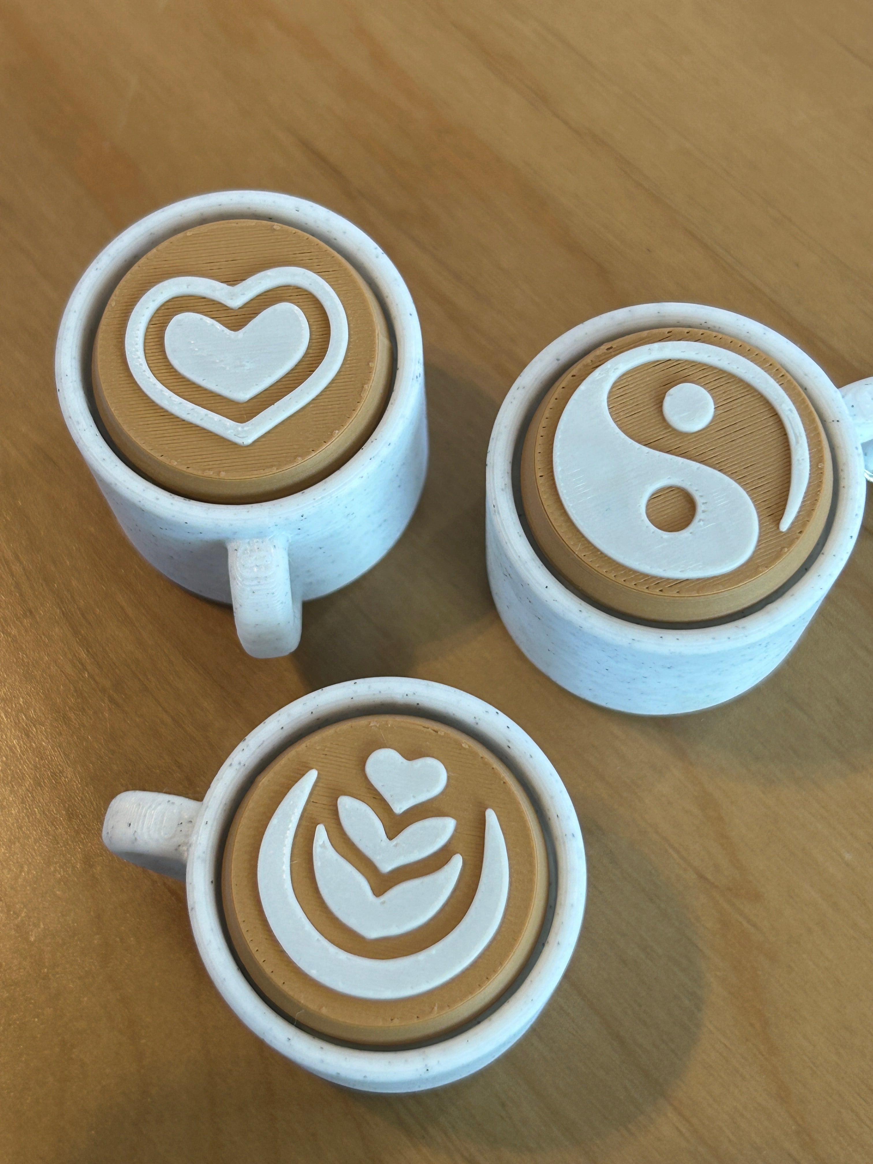 Coffee and Cream Clicker Fidget