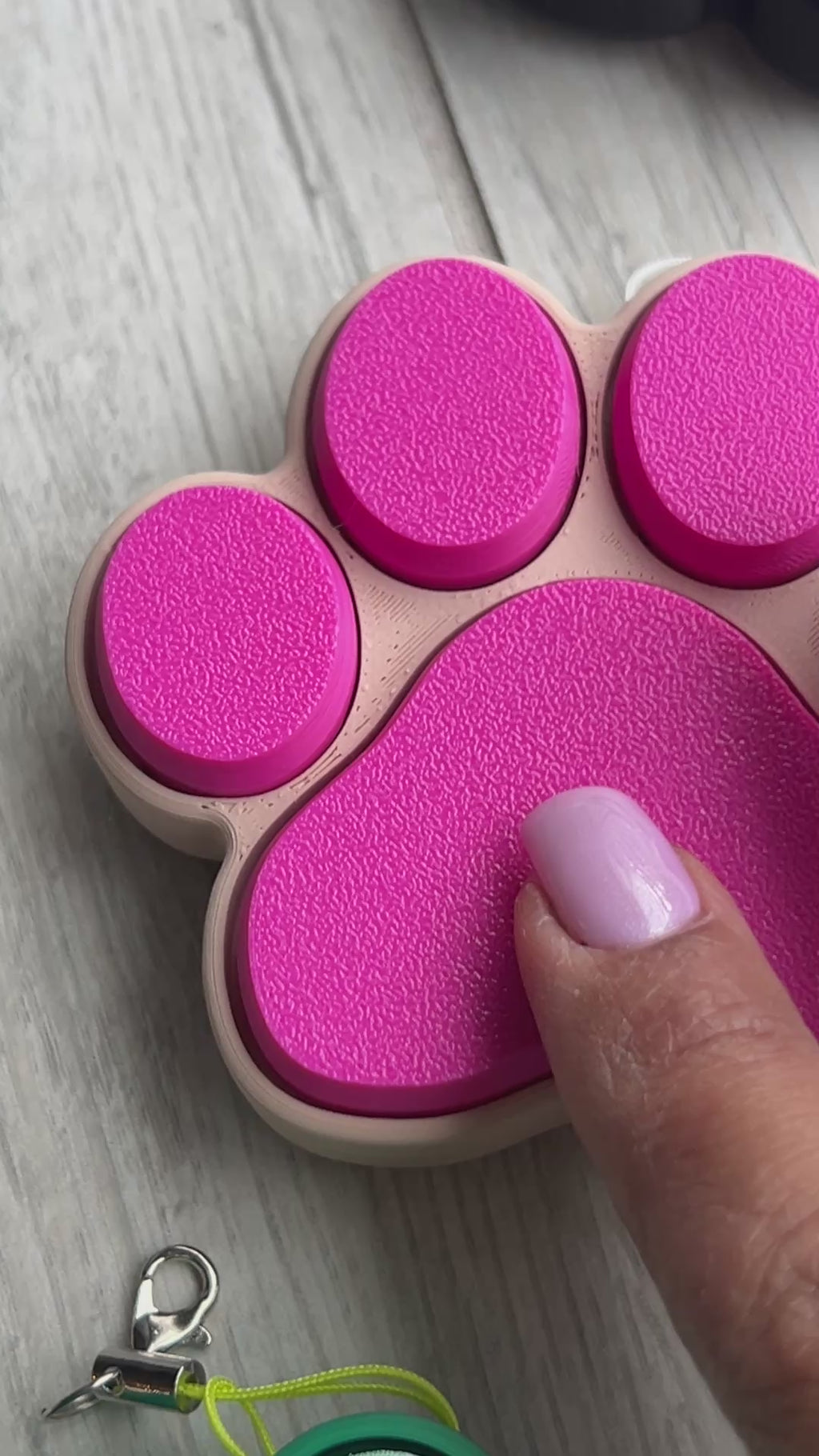 Pet Paw Fidget Clicker