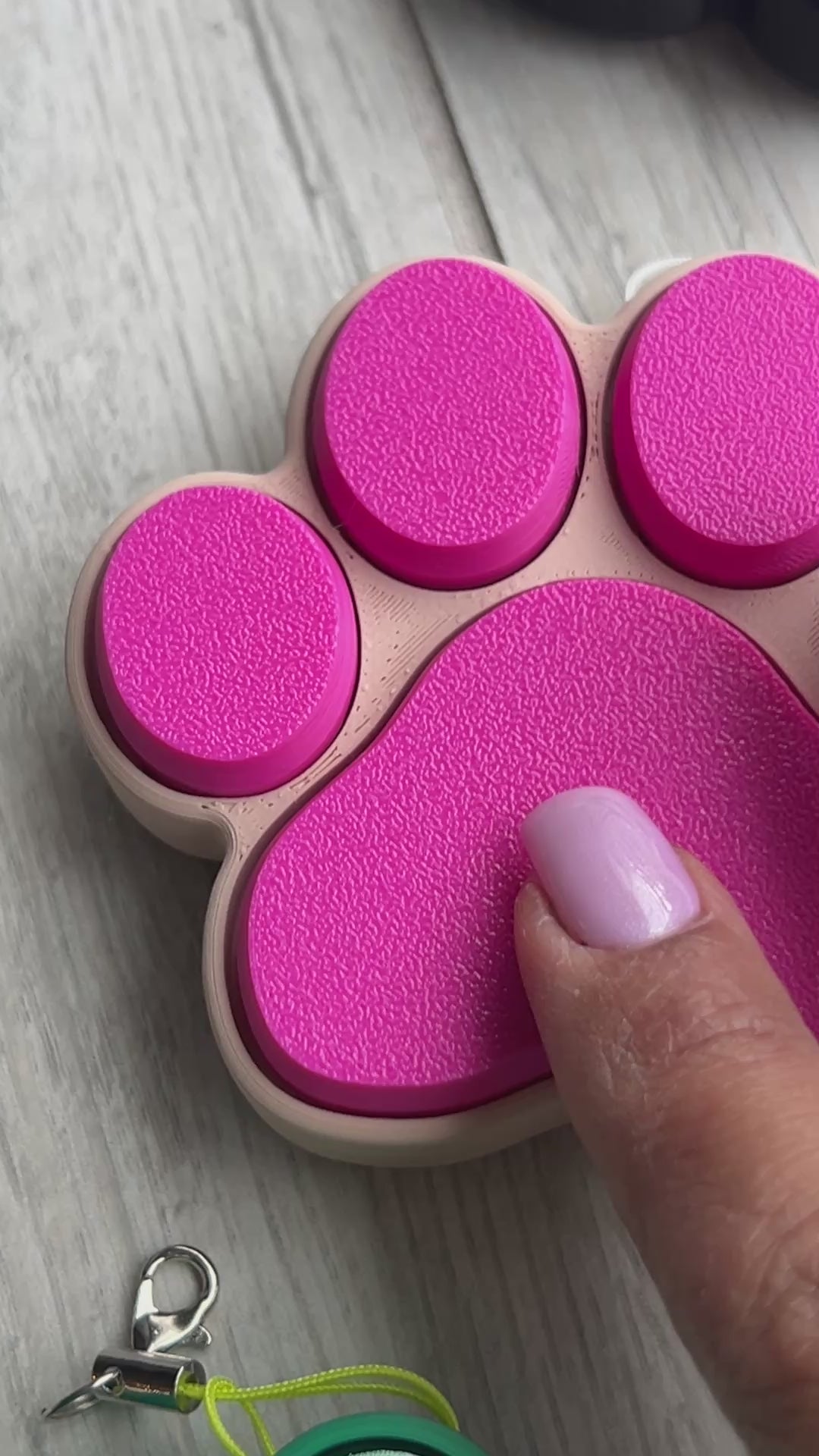 Pet Paw Fidget Clicker