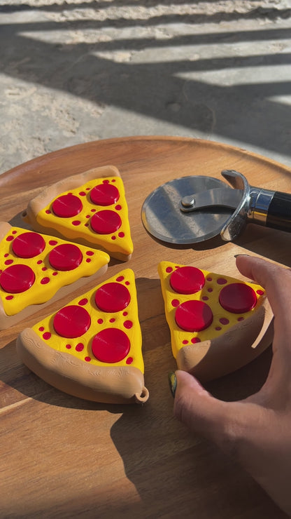 Pizza Slice Fidget Clicker Toy